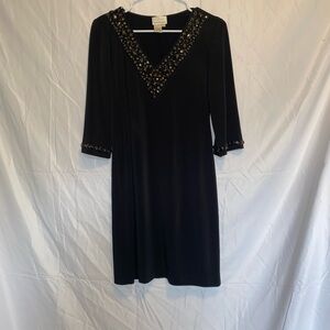 Donna Morgan Black Sequin Dress